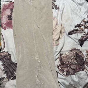 PINK Victoria's Secret Light Gray Velour Pants